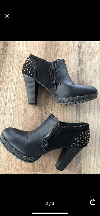 Diğer Kalın topuklu bootie bot