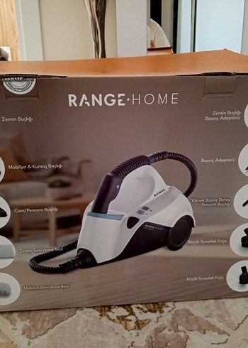 Range Home Beyaz buharlı temizleyici