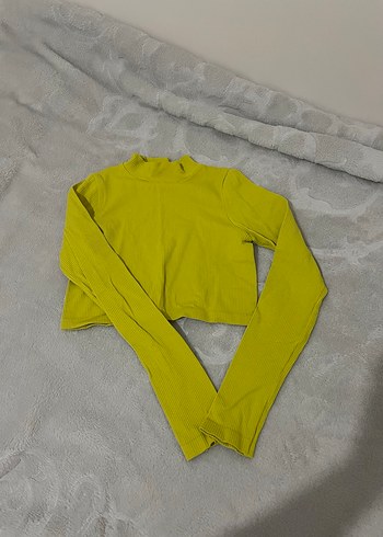 Sarı, Balıkçı Yaka, Uzun Kollu  Kazak - Görsel 2