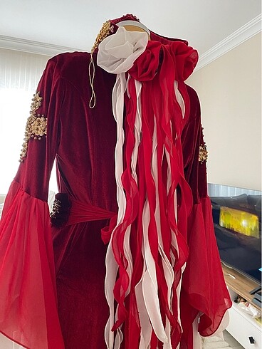 Bordo kaftan