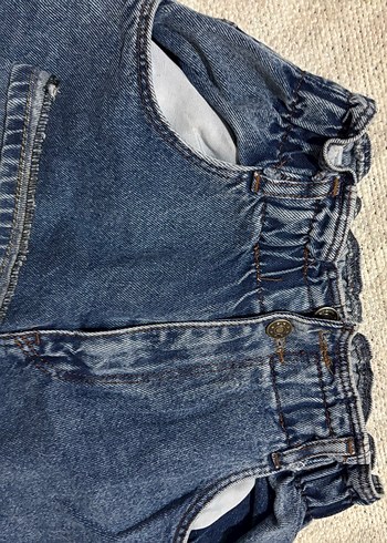 Mavi Rahat Kesim Midi Kadın Denim Pantolon - Görsel 5