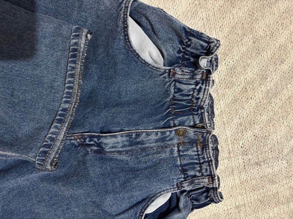 Mavi Rahat Kesim Midi Kadın Denim Pantolon - Görsel 5