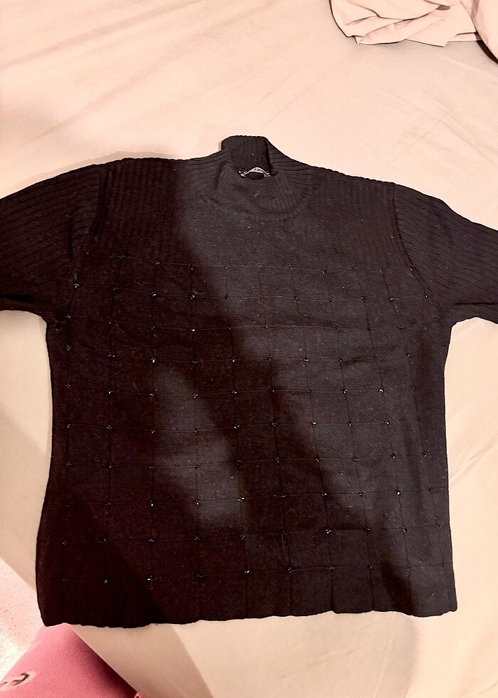 Taşlı süveter - Görsel 2