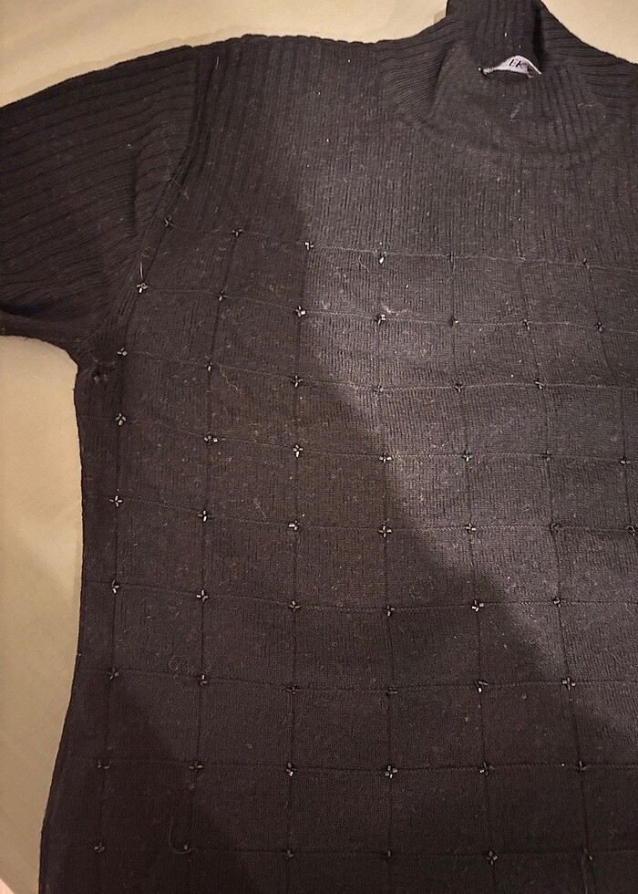 Taşlı süveter - Görsel 5