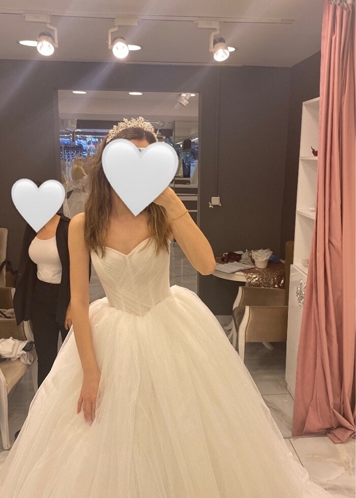 Acil satılık prenses gelinlik - Görsel 3