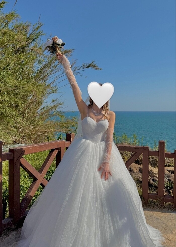 Acil satılık prenses gelinlik - Görsel 2