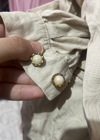 Bej Yüksek Yakalı Uzun Elbise - Görsel 3