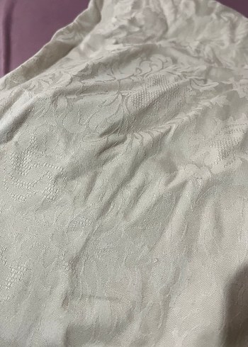 Bej Yüksek Yakalı Uzun Elbise - Görsel 2