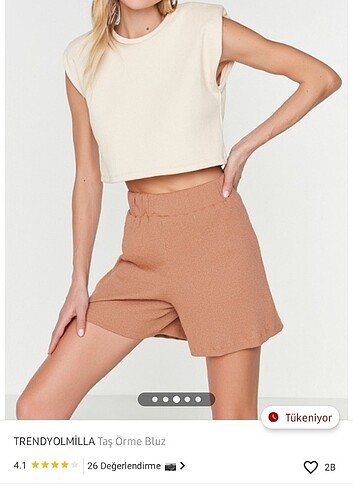 Trendyol & Milla Crop bluz