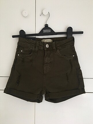 Bershka Yüksek bel jean şort
