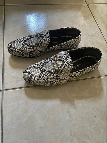 LUTVELİZADE suni deri loafer