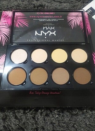 NYX Profesyonel makeup highlight&contour pro palet