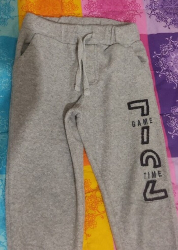 Çocuk polar eşofman altı  - Görsel 3