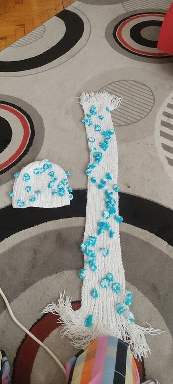 El örgüsü atkı bere seti - Görsel 2