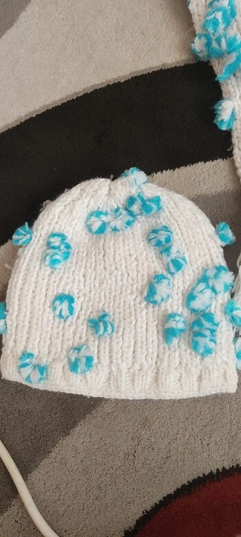 El örgüsü atkı bere seti - Görsel 3