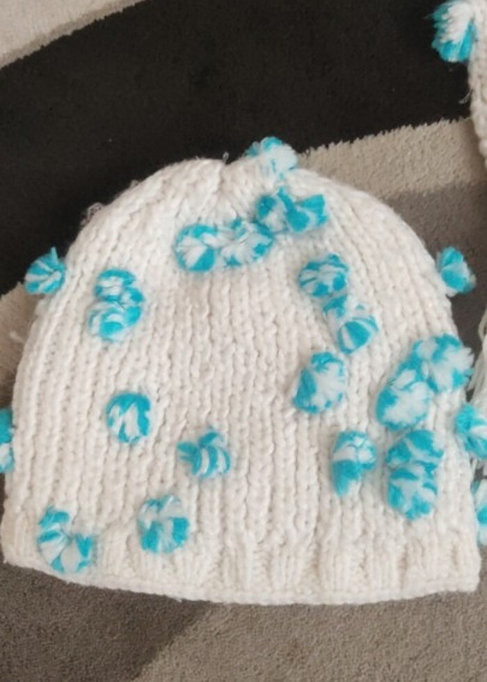 El örgüsü atkı bere seti - Görsel 3