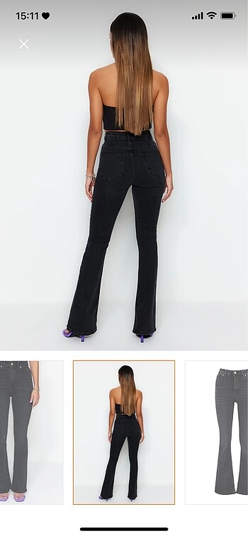 Trendyol & Milla Siyah jeans