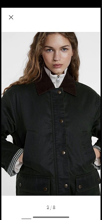 Stradivarius Stradivarius mumlu parka ceket