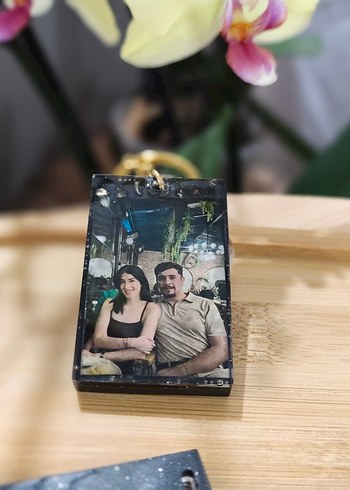 Kişiye Özel Siyah Anahtarlık