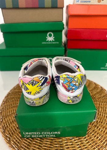 Renkli Baskılı Kız Çocuk Spor Ayakkabı - Görsel 3