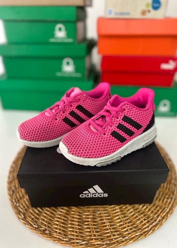 Kız Çocuk Pembe Adidas Spor Ayakkabı - Görsel 2