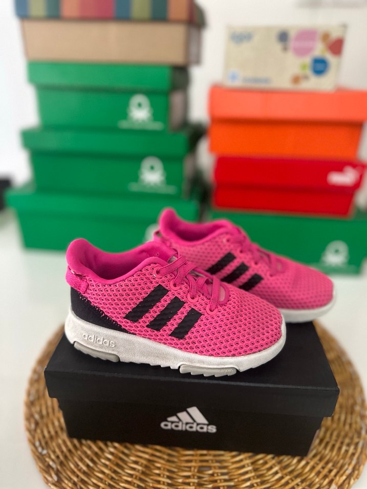 Kız Çocuk Pembe Adidas Spor Ayakkabı - Görsel 4