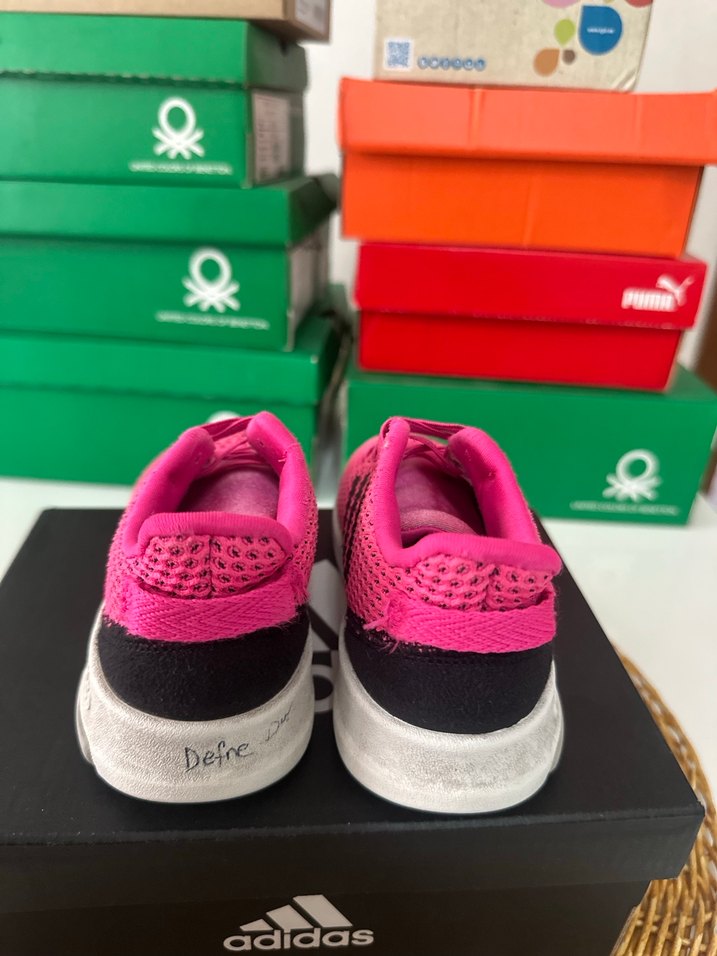 Kız Çocuk Pembe Adidas Spor Ayakkabı - Görsel 5