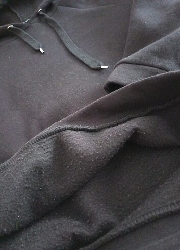 m Beden Siyah kapşonlu Sweatshirt