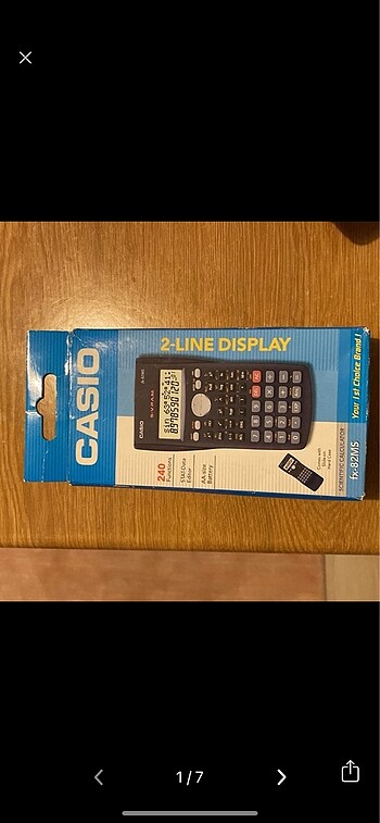 Casio hesap makinesi