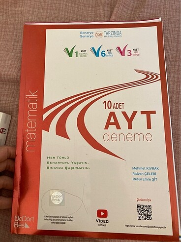 Beden Renk 345 tyt ayt soru bankası ve deneme seti