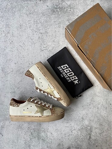 Golden goose deluxe high gold shimmer