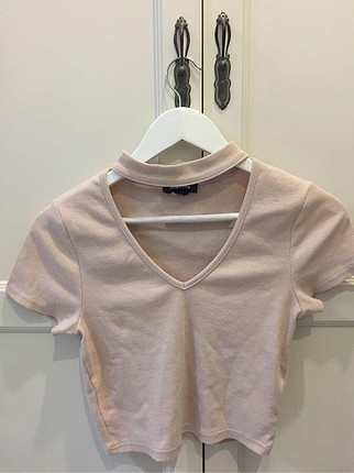 m Beden New Look Pudra Crop Top