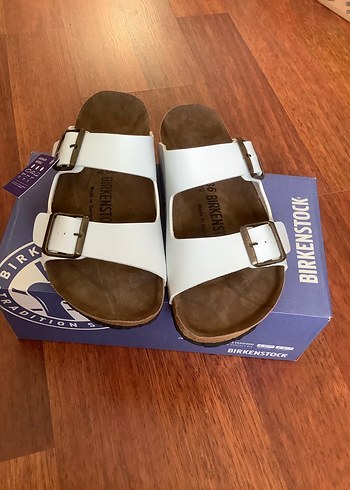 36 Beden Birkenstock Beyaz Terlik (36-37)