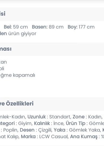 LC Waikiki Mavi Denim Kadın Gömlek