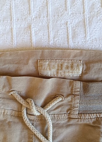 y2k Bej Kemerli Mini Şort - Görsel 2