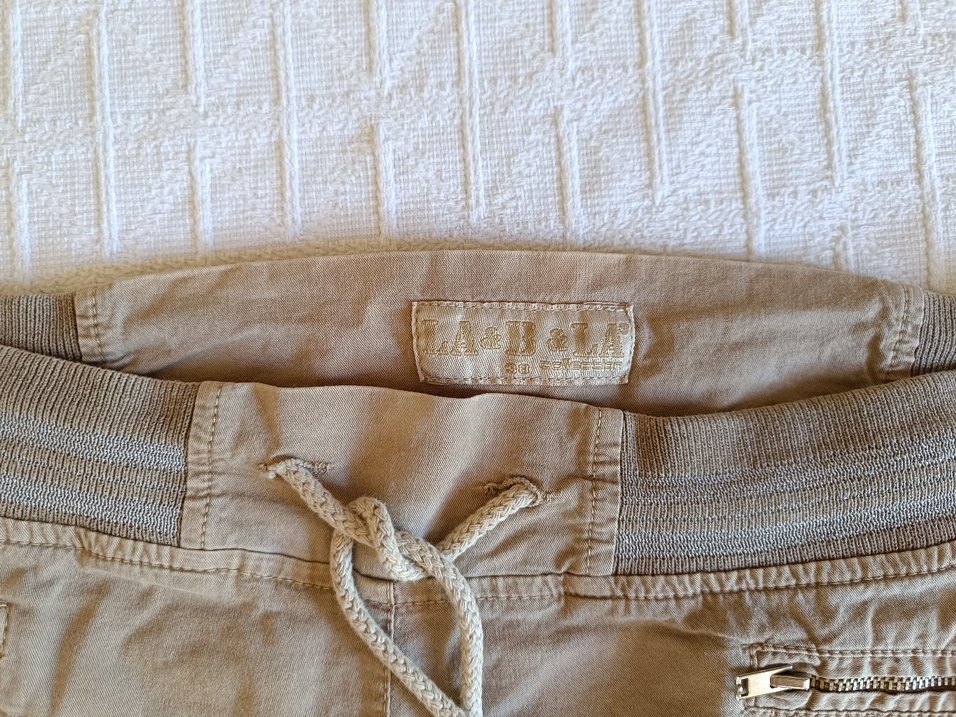 y2k Bej Kemerli Mini Şort - Görsel 2