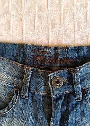 y2k Koyu Mavi Mini Denim Şort - Görsel 2