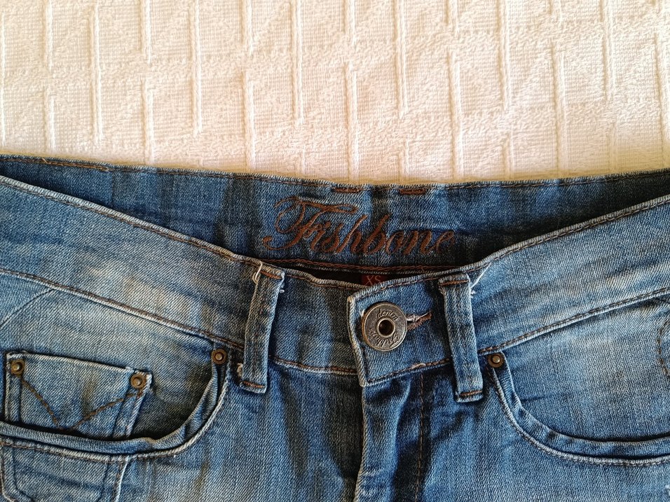 y2k  Koyu Mavi Mini Denim Şort - Görsel 2