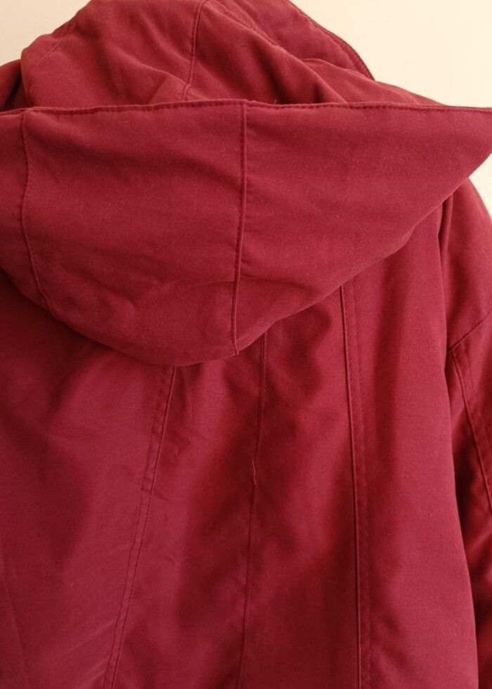 Vintage kırmızı mont - Görsel 5