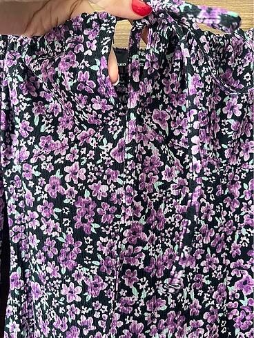 xs Beden Bershka Midi elbise
