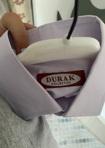 Diğer Lila pamuklu Uzun Kollu Gömlek