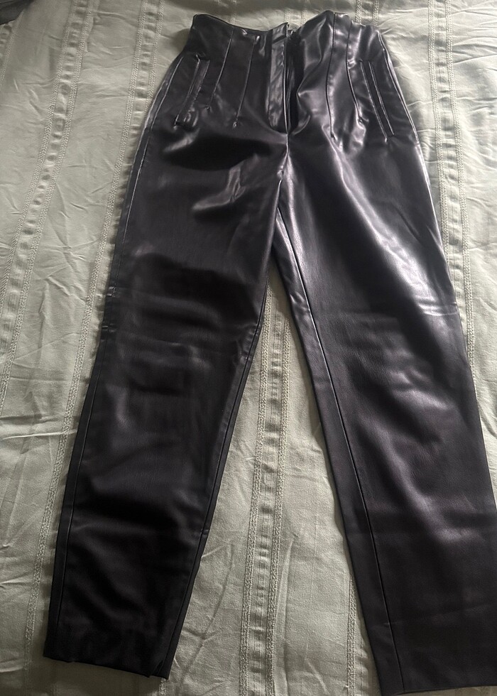 Zara deri pantolon - Görsel 2