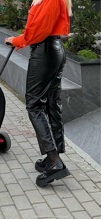 Twist Deri Pantolon - Görsel 6