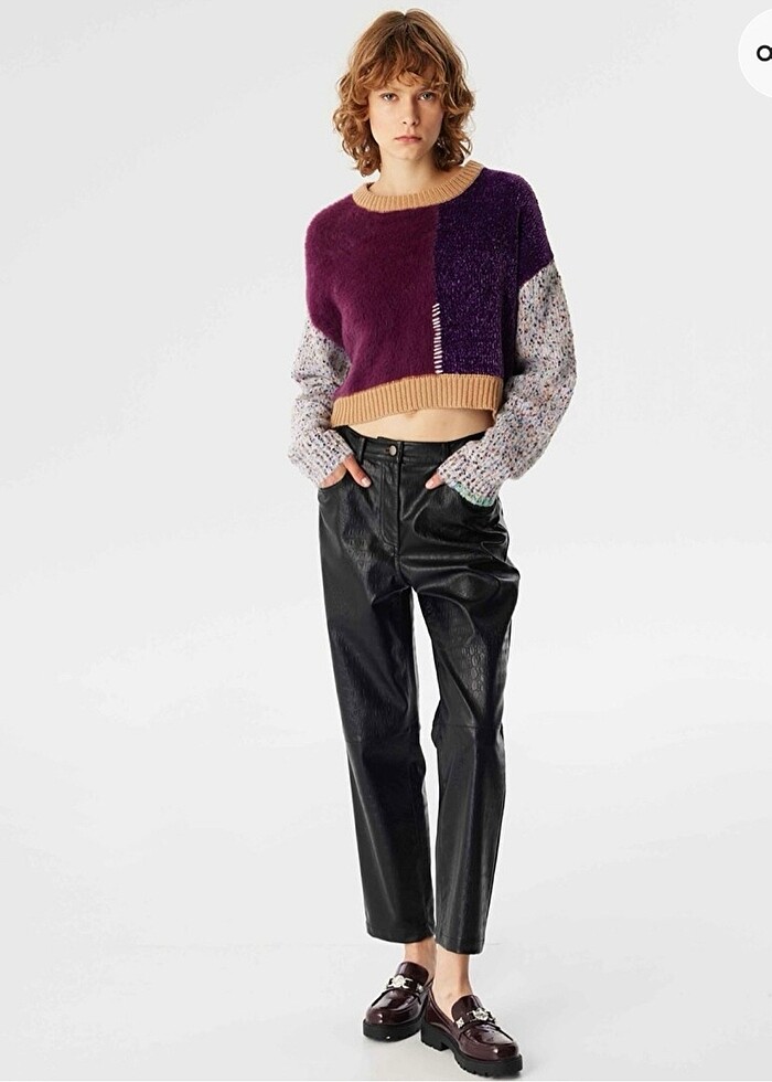 Twist Deri Pantolon - Görsel 4