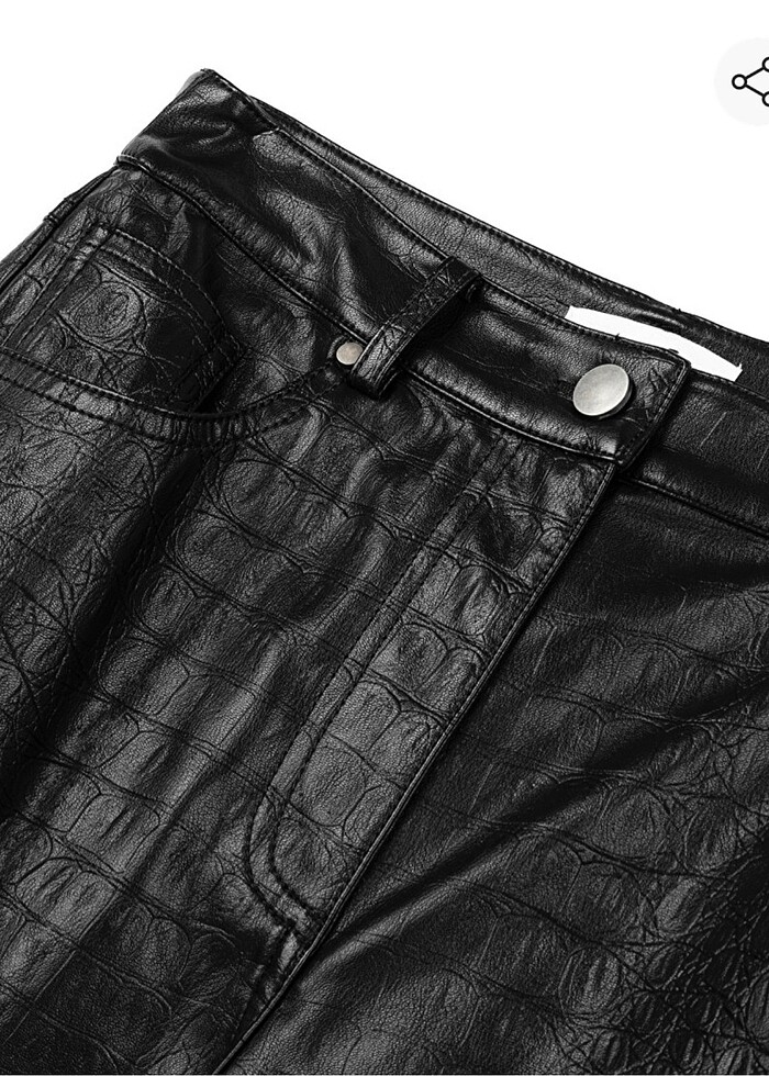 Twist Deri Pantolon - Görsel 2