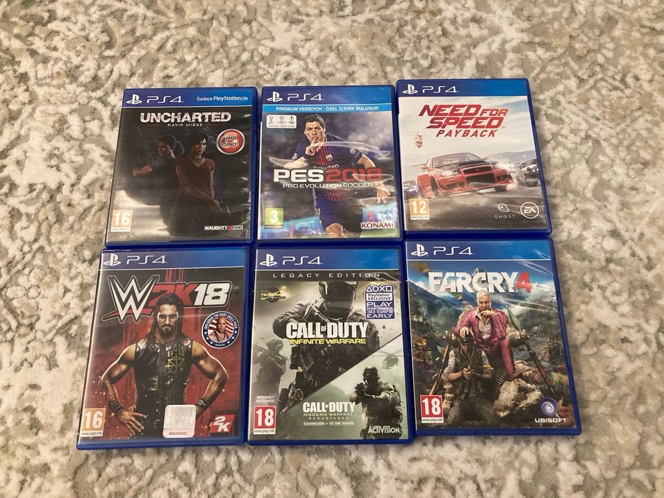 PlayStation 4 Pro Konsol, 6 Oyun ve 4 Kol - Görsel 2