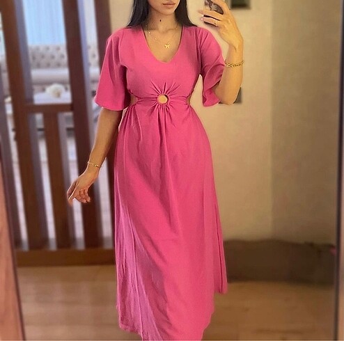 Diğer Pembe elbise