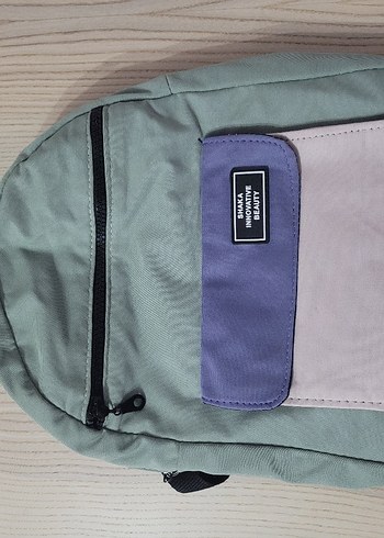 Gri Kadın Sırt Çantası Fermuarlı - Görsel 6