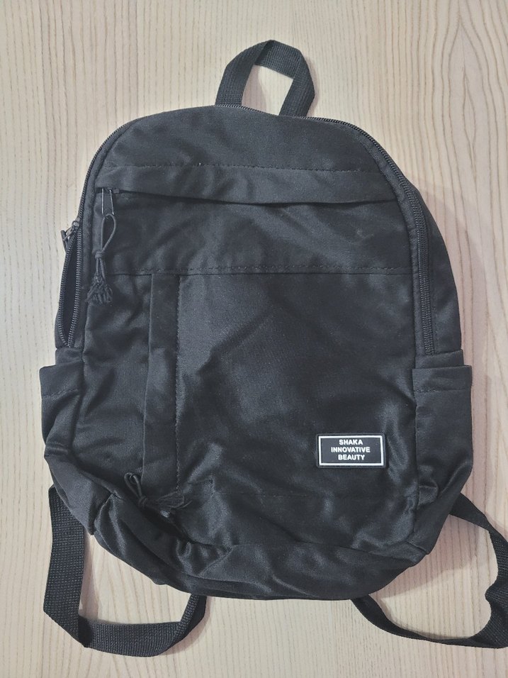 Gri Kadın Sırt Çantası Fermuarlı - Görsel 4