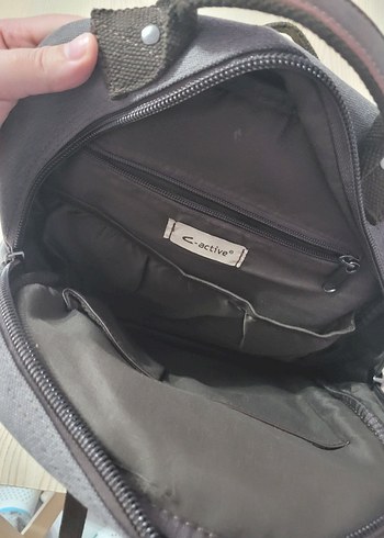 Gri Unisex Sırt Çantası Laptop bölmeli - Görsel 11